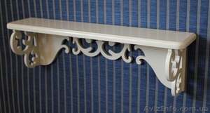 Полки полочки "прованс" резные декоративные стильные из МДФ с качественной пок - <ro>Изображение</ro><ru>Изображение</ru> #2, <ru>Объявление</ru> #1103161