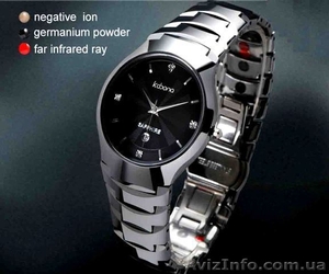 Интересные часы с лечебным турмалиновым браслетом - <ro>Изображение</ro><ru>Изображение</ru> #1, <ru>Объявление</ru> #1112088