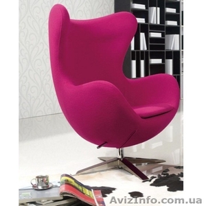 Кресла EGG зеленая, розовая, фиолетовая, красная, синяя ткань - <ro>Изображение</ro><ru>Изображение</ru> #2, <ru>Объявление</ru> #1129606