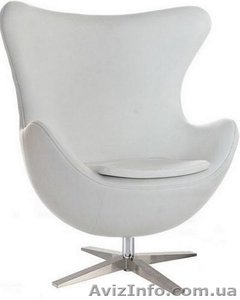 Дизайнерские кресла EGG коричневый, красный, черный, белый кожзам - <ro>Изображение</ro><ru>Изображение</ru> #1, <ru>Объявление</ru> #1129607