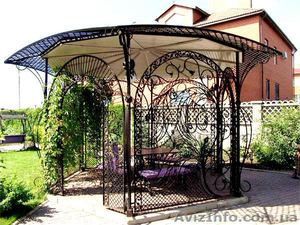 Кованные альтанки,  беседки,  уличные аксессуары!