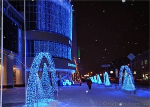Новогоднее оформление торговых центров, праздничная подсветка.Монтаж гирлянд. - <ro>Изображение</ro><ru>Изображение</ru> #3, <ru>Объявление</ru> #1164501