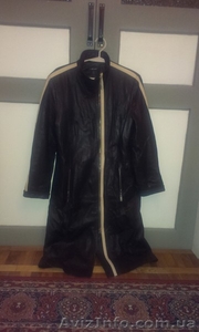 Кожаное женское пальто - <ro>Изображение</ro><ru>Изображение</ru> #1, <ru>Объявление</ru> #1162541