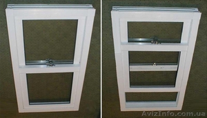 Вертикально-сдвижные окна из металлопластика . - <ro>Изображение</ro><ru>Изображение</ru> #1, <ru>Объявление</ru> #1198406