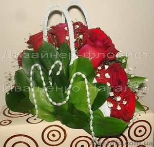 Букет-сумка из цветов - <ro>Изображение</ro><ru>Изображение</ru> #2, <ru>Объявление</ru> #1221748