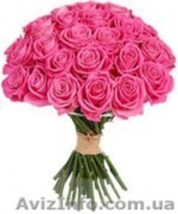 Букет из розовых роз под заказ Киев - <ro>Изображение</ro><ru>Изображение</ru> #1, <ru>Объявление</ru> #1225476