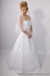 Свадебное платье фасон А-силуэт, ткань  кружево. - <ro>Изображение</ro><ru>Изображение</ru> #1, <ru>Объявление</ru> #1242955