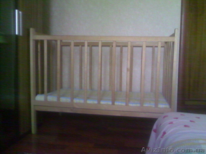 Детская кроватка+матрасик - <ro>Изображение</ro><ru>Изображение</ru> #1, <ru>Объявление</ru> #1237777
