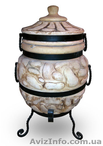 ПечьТандыр "Очаг"-керамическая печь из глины, замешанная с огнеупорным шамотом - <ro>Изображение</ro><ru>Изображение</ru> #1, <ru>Объявление</ru> #1239940