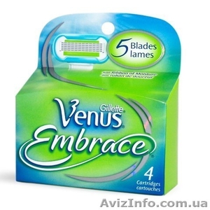 Картриджи (лезвия, кассеты) Gillette Venus Embrace Оригинал США - <ro>Изображение</ro><ru>Изображение</ru> #1, <ru>Объявление</ru> #1264219