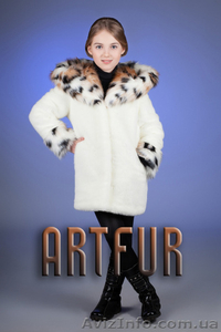 Шубы из эко-меха для маленьких модниц от ARTFUR
