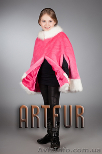 Детские кейп-пальто из эко-меха от ARTFUR