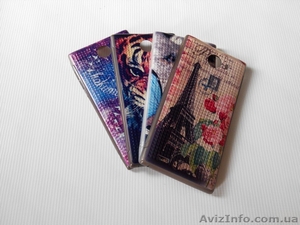 Силиконовый бампер для Inew V3 (Plus) и Bravis Ultra с рисунком (в наличии)