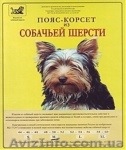Лечебный пояс из собачьей шерсти - <ro>Изображение</ro><ru>Изображение</ru> #1, <ru>Объявление</ru> #1305451