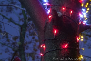 Светодиодная гирлянда световая нить ,новогодние гирлянды - <ro>Изображение</ro><ru>Изображение</ru> #1, <ru>Объявление</ru> #1317991