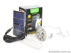 Лампочка на солнечной батарее GDLite GD-5007S - <ro>Изображение</ro><ru>Изображение</ru> #1, <ru>Объявление</ru> #1308874