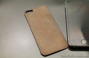 Накладка кожаная для iPhone 4, 4s,  5,  5s,  6 Натуральная кожа!