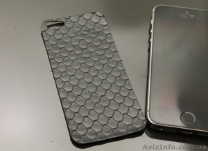 Защитная накладка на iPhone 4,  4s,  5,  5s,  6 Натуральная кожа!