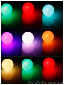 3W RGB LED светодиодная Лампа, разноцветная лампа LED, цоколь Е14 - <ro>Изображение</ro><ru>Изображение</ru> #3, <ru>Объявление</ru> #1320307