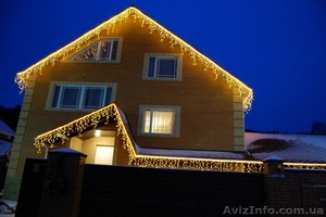 Новогодний дом,новогоднее освещение,монтаж светодиодных гирлянд - <ro>Изображение</ro><ru>Изображение</ru> #1, <ru>Объявление</ru> #1330491
