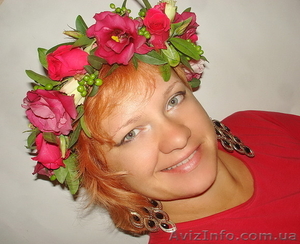 Венок на голову из живых цветов, венок свадебный - <ro>Изображение</ro><ru>Изображение</ru> #5, <ru>Объявление</ru> #1320931