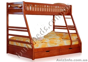 Двухъярусная кровать Юлия  - <ro>Изображение</ro><ru>Изображение</ru> #1, <ru>Объявление</ru> #1338571