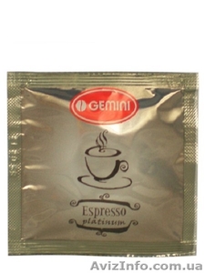 Кофе в чалдах Gemini Espresso Platinum 150 шт. Оптом - <ro>Изображение</ro><ru>Изображение</ru> #1, <ru>Объявление</ru> #1353689