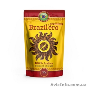 Кофе натуральный растворимый сублимированный "BRAZIL`ERO™" ОПТ - <ro>Изображение</ro><ru>Изображение</ru> #4, <ru>Объявление</ru> #1344627