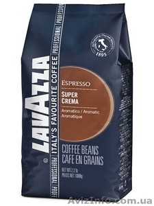 Кофе в зернах Lavazza Super Crema 1 кг Оптовые цены - <ro>Изображение</ro><ru>Изображение</ru> #1, <ru>Объявление</ru> #1353653