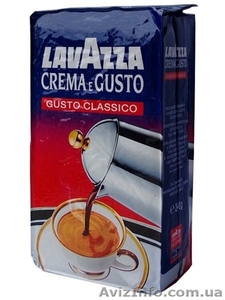 Молотый кофе Lavazza Crema e Gusto gusto classico 250 гр опт - <ro>Изображение</ro><ru>Изображение</ru> #1, <ru>Объявление</ru> #1353796