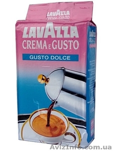 Молотый кофе Lavazza Crema e Gusto gusto dolce 250 гр опт - <ro>Изображение</ro><ru>Изображение</ru> #1, <ru>Объявление</ru> #1353782