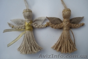 Ангелочек-оберег и подарок. Кукла-мотанка.