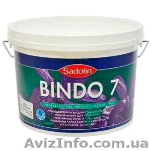 Sadolin Bindo 7 (Садолин Биндо 7) водоэмульсионная краска 10L - <ro>Изображение</ro><ru>Изображение</ru> #1, <ru>Объявление</ru> #1362242