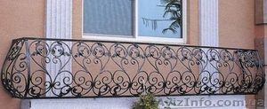Балконы и балконные ограждения из черного металла, с коваными элемента - <ro>Изображение</ro><ru>Изображение</ru> #5, <ru>Объявление</ru> #529936