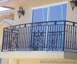 Балконы и балконные ограждения из черного металла, с коваными элемента - <ro>Изображение</ro><ru>Изображение</ru> #4, <ru>Объявление</ru> #529936