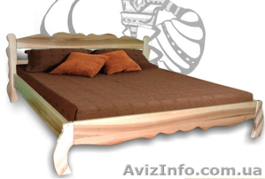 Двуспальная кровать из массива ясеня  - <ro>Изображение</ro><ru>Изображение</ru> #1, <ru>Объявление</ru> #1375142