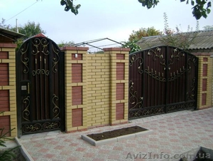 Ворота, калитки, заборы из черного металла, с коваными элементами - <ro>Изображение</ro><ru>Изображение</ru> #2, <ru>Объявление</ru> #529950