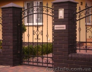 Ворота, калитки, заборы из черного металла, с коваными элементами - <ro>Изображение</ro><ru>Изображение</ru> #8, <ru>Объявление</ru> #529950