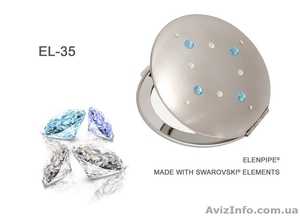 Металлические зеркальца EL-30 – EL-37 украшены вручную кристаллами Swarovski  El - <ro>Изображение</ro><ru>Изображение</ru> #9, <ru>Объявление</ru> #1396477