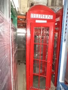 Красная телефонная будка, б/у. - <ro>Изображение</ro><ru>Изображение</ru> #1, <ru>Объявление</ru> #1415252