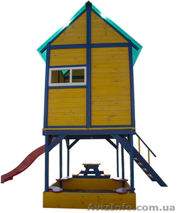 Детская площадка - домик с горкой "Папин домик" - <ro>Изображение</ro><ru>Изображение</ru> #3, <ru>Объявление</ru> #1422341