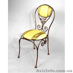 Кованый стул со спинкой КСС2. Кованая мебель. - <ro>Изображение</ro><ru>Изображение</ru> #1, <ru>Объявление</ru> #1403311