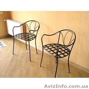 Кованый стул со спинкой КСС6. Кованая мебель с доставкой  - <ro>Изображение</ro><ru>Изображение</ru> #1, <ru>Объявление</ru> #1403322