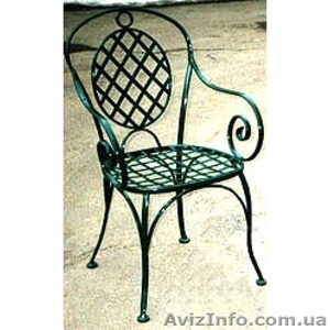 Кованый стул со спинкой КСС7. Кованая мебель для дома и дачи. - <ro>Изображение</ro><ru>Изображение</ru> #1, <ru>Объявление</ru> #1403328