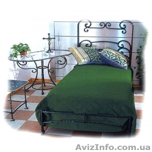 Кованая односпальная кровать «Эми Лайт» ПОЛ1. Кованые пуфы, скамейки, кровати.   - <ro>Изображение</ro><ru>Изображение</ru> #1, <ru>Объявление</ru> #1405970
