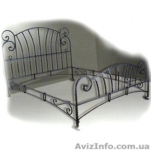 Кованая односпальная кровать «Лига1» ПОЛ6. Кованая мебель для спальни - <ro>Изображение</ro><ru>Изображение</ru> #1, <ru>Объявление</ru> #1406003
