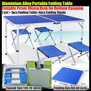 Раскладной стол для пикника алюминиевый 120х60 см - <ro>Изображение</ro><ru>Изображение</ru> #1, <ru>Объявление</ru> #1425569