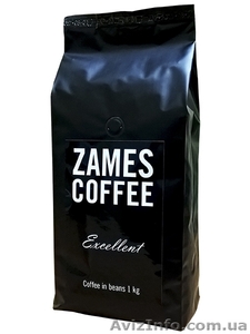 Кофе в зернах Zames Excellent 1 кг - <ro>Изображение</ro><ru>Изображение</ru> #1, <ru>Объявление</ru> #1442214