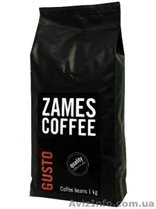 Кофе в зернах Zames Gusto 1 кг - <ro>Изображение</ro><ru>Изображение</ru> #1, <ru>Объявление</ru> #1442099