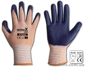 Перчатки рабочие нитрил NITROX фирмы BRADAS - <ro>Изображение</ro><ru>Изображение</ru> #3, <ru>Объявление</ru> #1427493